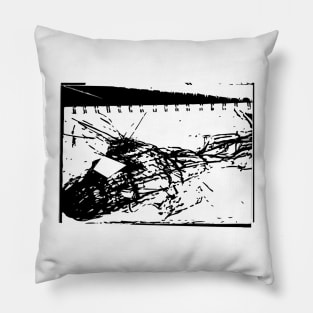 Helicopter Sketch Pillow