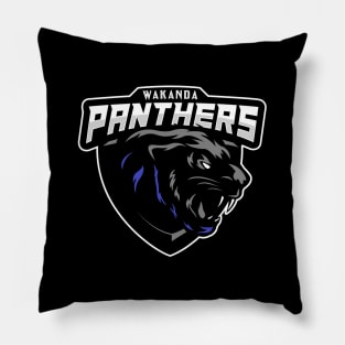 Wakanda Panthers (Black Print) Pillow