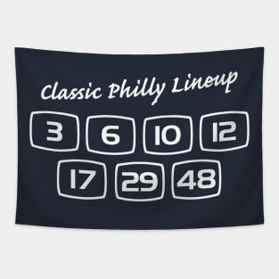 Classic Philly Lineup Tapestry