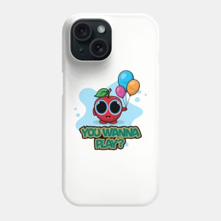 Wanna play with this cute apple? Phone Case