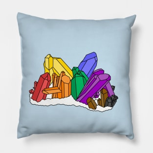 Rainbow Crystal Pillow