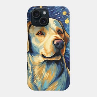 Golden Labrador Retriever Night Phone Case