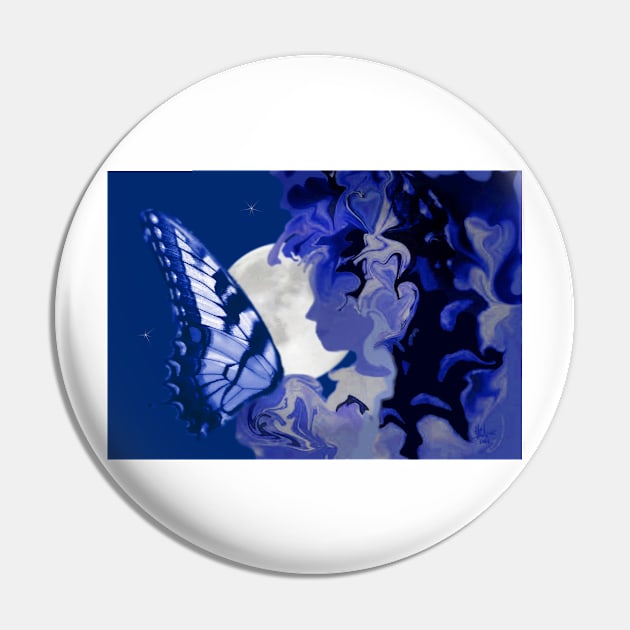 The Butterfly Maker's Moon Pin by Mzzart