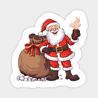 Santa's Christmas Party Magnet