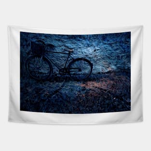 BLUE LINE BICYCLE. CREATIVE JUICES Tapestry