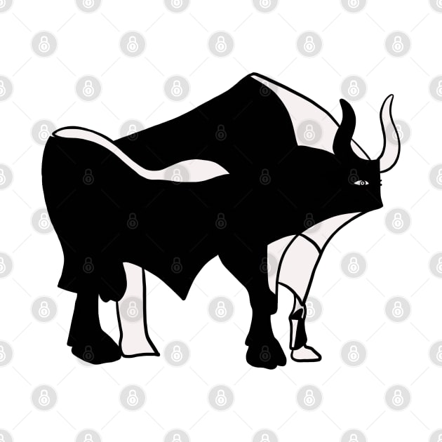 Bull Drawing by isstgeschichte