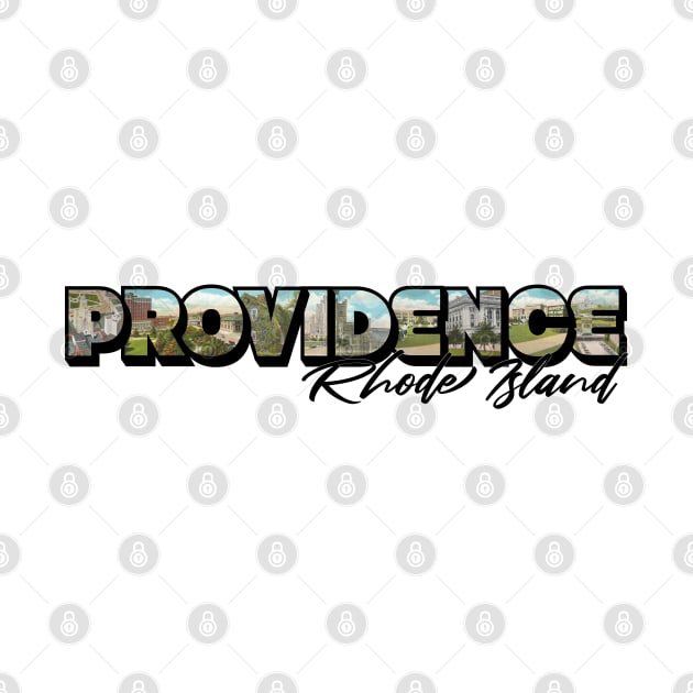 Providence Rhode Island Big Letter by ButterflyInTheAttic