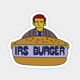 IRS Burger Magnet