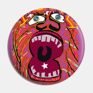 Uh-oh HOWL by Allen Ginsberg Pin