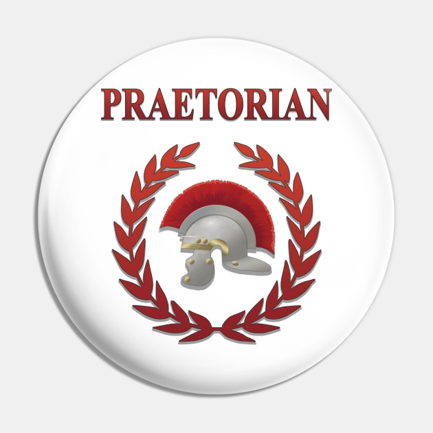 Roman Empire Praetorian Guard Helmet Pin by AgemaApparel