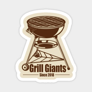 Grill Giants Retro T-shirt Magnet