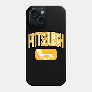 Pittsburgh Hockey (Black) Phone Case