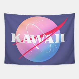 Space Kawaii Logo Tapestry