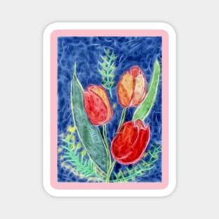 Tender Tulips Magnet