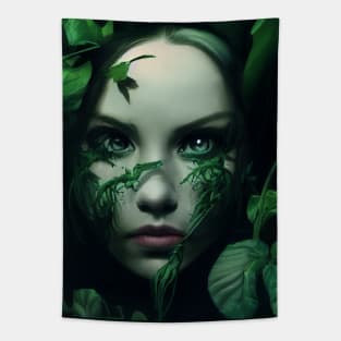 Delilah, The Nature Goddess | Camouflage Tapestry