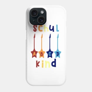 Schulkind ABCD Rockstar T shirt Phone Case