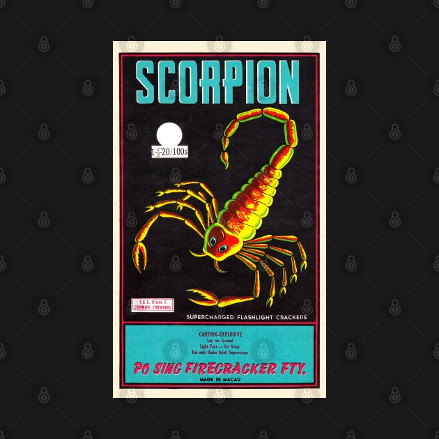 VINTAGE FIRECRACKER SCORPION MADE IN MACAU by kakeanbacot