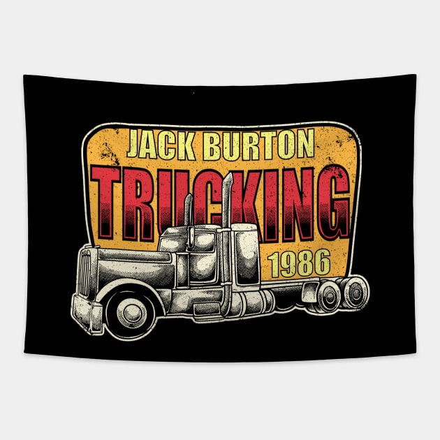 Jack Burton Trucking 1986 Tapestry by asterami