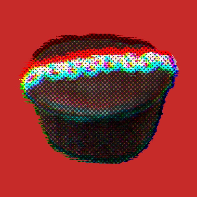 Chocolate Cupcake Snack Glitch by SABREart