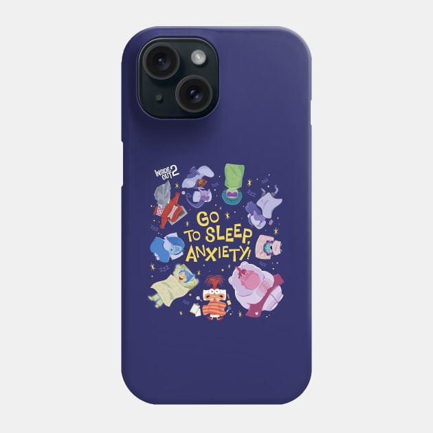 Inside Out 2: Go to Sleep Anxiety Phone Case by BrunoMaxey