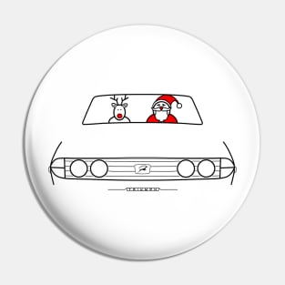 Triumph Stag classic British sports car Christmas special edition Pin