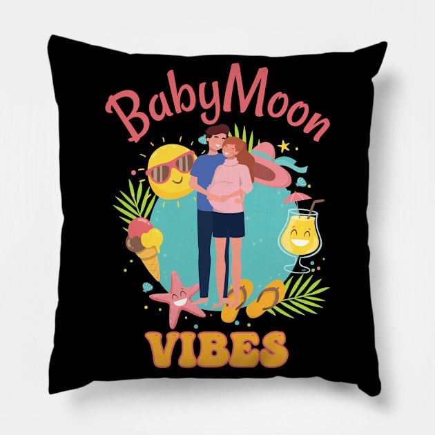 Babymoon Vibes Pillow by 1pic1treat