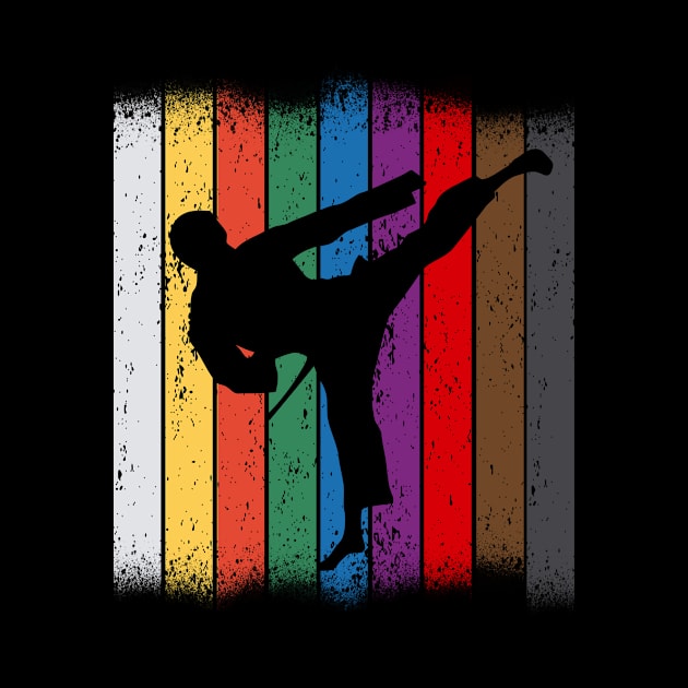 Karate Belt Colors Silhouette by CardRingDesign