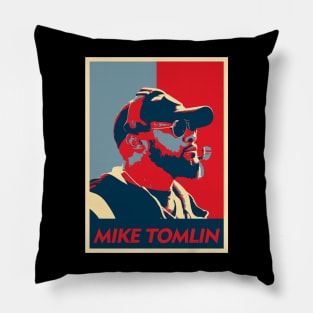 Mike Tomlin Pop Art Pillow