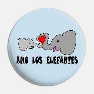 Amo los elefantes - I love elephants Pin