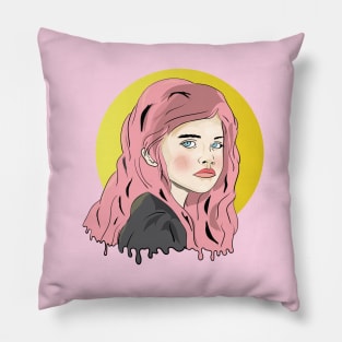 The Sad Girl Pillow