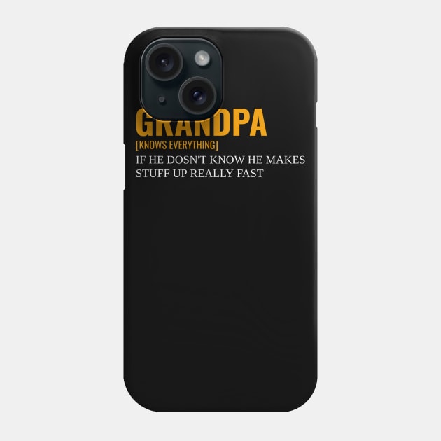 Grandpa knows everything Phone Case by Hunter_c4 "Click here to uncover more designs"