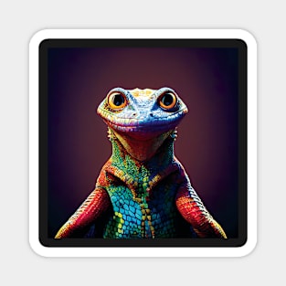 Colourful Lizard Master Magnet