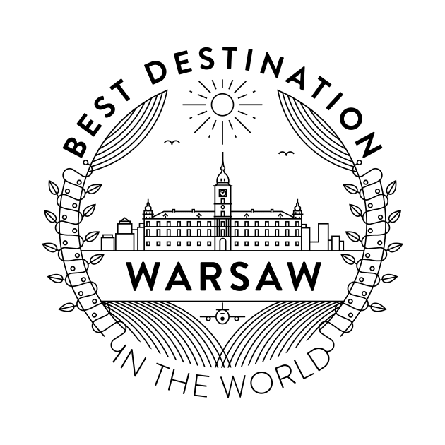 Warsaw Minimal Badge Design by kursatunsal