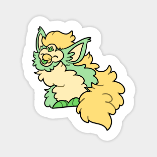 Lemon-lime Furby Magnet