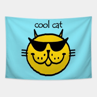 cool cat. Tapestry