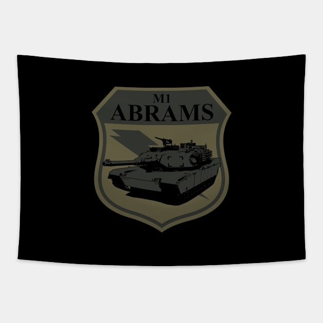 M1 Abrams Tapestry by Firemission45