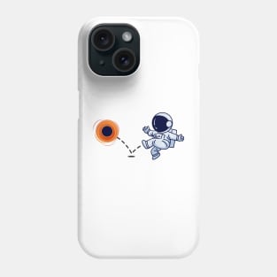 Astronaut plays Blackhole Soccer Phone Case