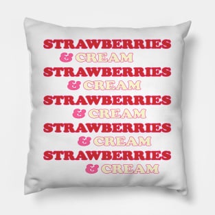 STRAWBERRIES & CREAM Pillow