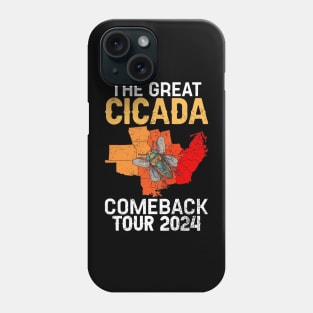 Great Cicada Comeback Tour XIX XIII USA 2024 Phone Case