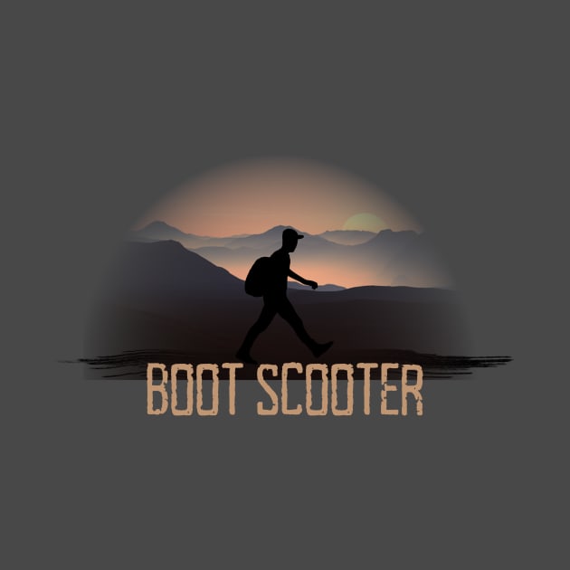 A Hiker is a Boot Scooter by numpdog