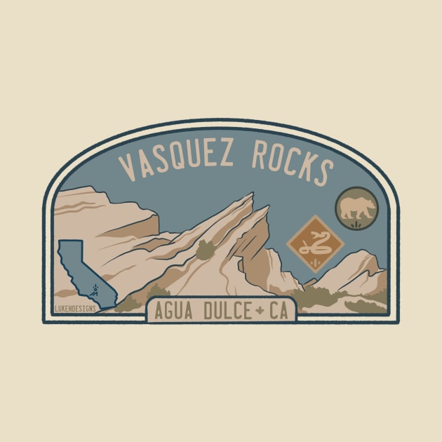 Vasquez Rocks by Lukeh Designs