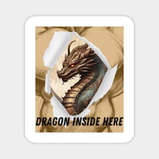 Dragon inside here Magnet