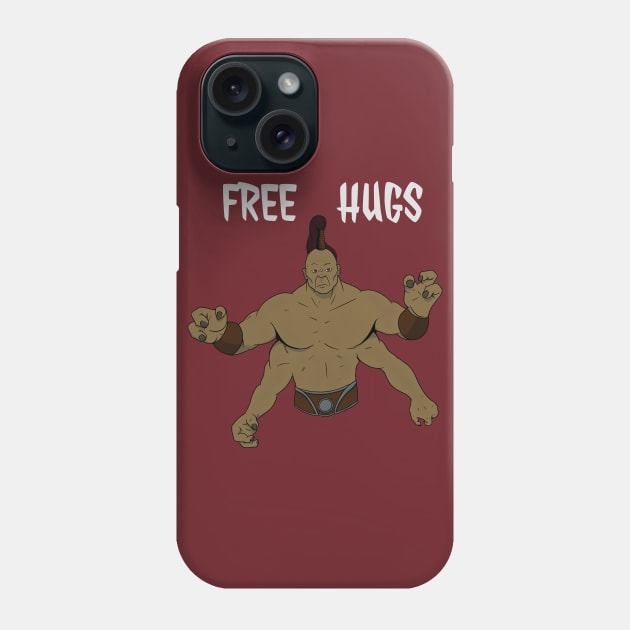 Free Hugs Phone Case by Notorious Steampunk