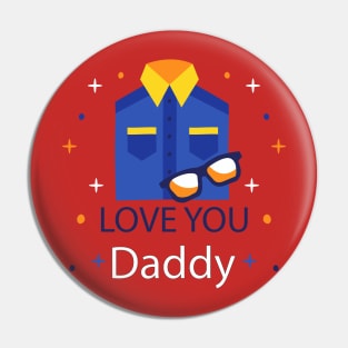 happy father day premium gift father's day - father's day gift - love you dady - happy father's day Pin