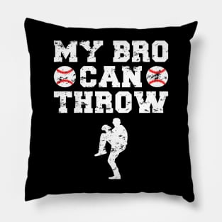 Kids Cute Baseball Brother Sister Gift Pitcher Pillow