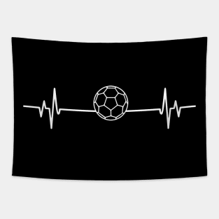 handball heartbeat - Cool Funny handball Lover Gift Tapestry