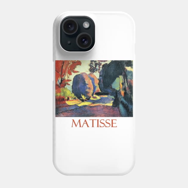 The Luxembourg Gardens (1901) by Henri Matisse Phone Case by Naves