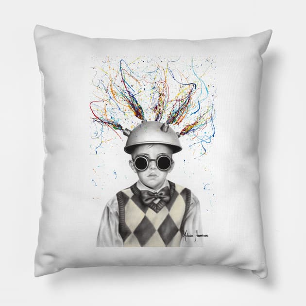 The Ideas Boy Pillow by AshvinHarrison