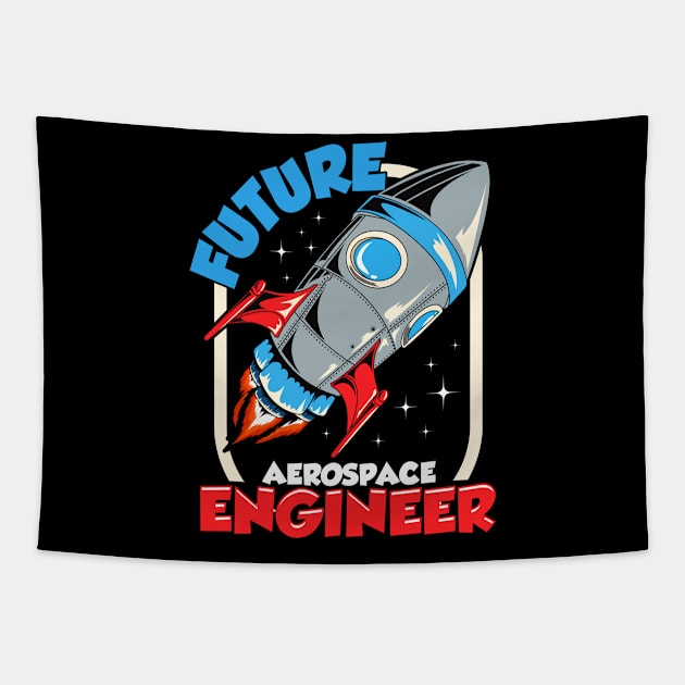 Future Aerospace Engineer Space Exploration Kid Tapestry by theperfectpresents