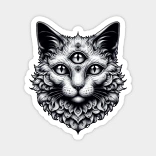 Third Eye Cat Magnet